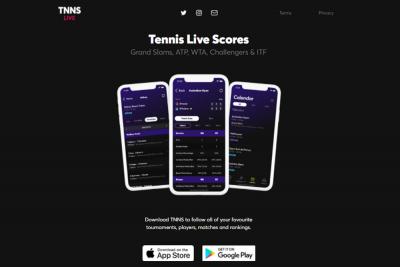 Arriva l’app TNNS, e il live score è più ricco di prima