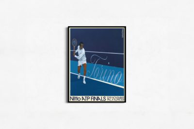 Alle Nitto ATP Finals sarà presentato il primo poster di tennis personalizzabile