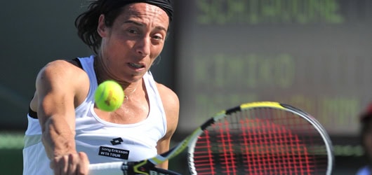 Indian Wells, Schiavone avanti