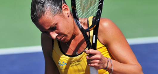 Pennetta ok, Errani e Vinci show