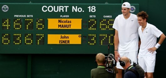 A Isner il match dei record