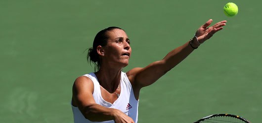 Flavia vola nei quarti. Zvonareva Ko
