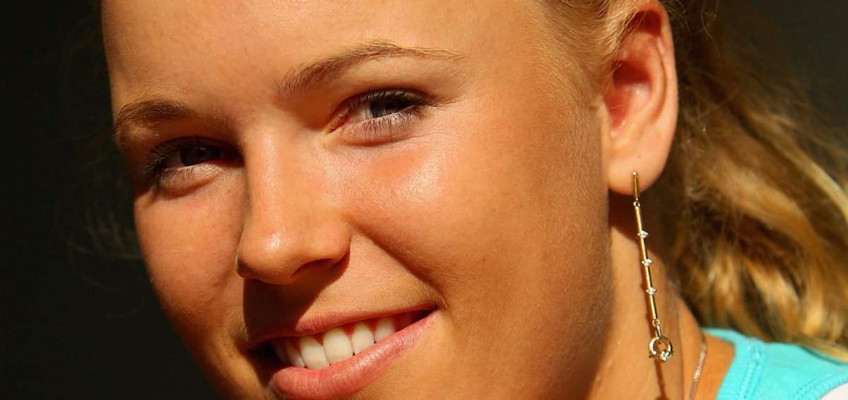 Caroline Wozniacki al microscopio