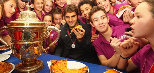 Roger di nuovo padrone a casa sua