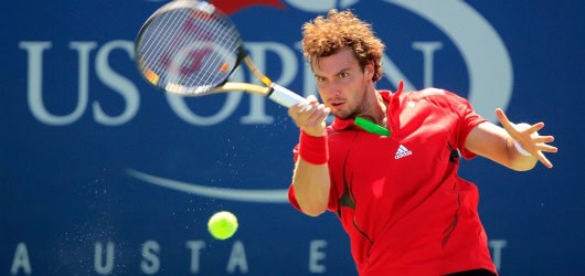 Gulbis festeggia, Starace ok