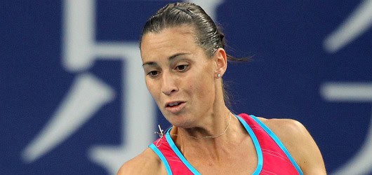 Pennetta avanti, Fognini fuori