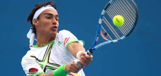 Atp Vienna: Fognini si ferma