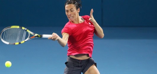 Francy ko, finale Kanepi-Hantuchova