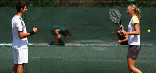 Nole e Masha, uragani a Melbourne