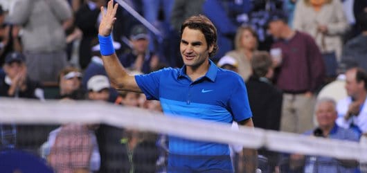 IW, Federer non si ferma