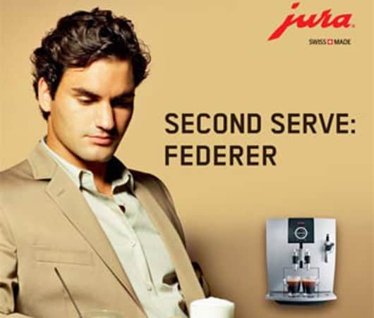 Jura, il caffè targato Federer