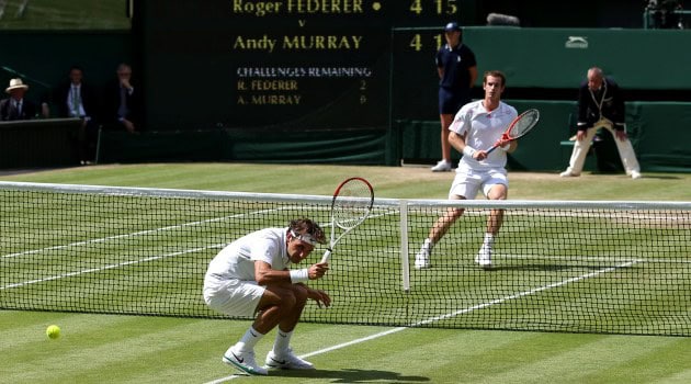 Federer guerriero… per colpa di Murray
