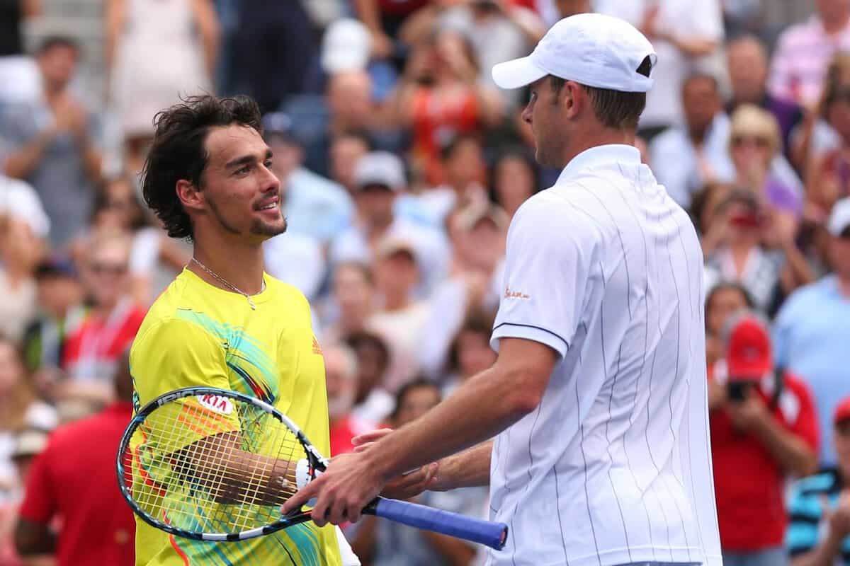 Roddick va, Fognini non lo ferma