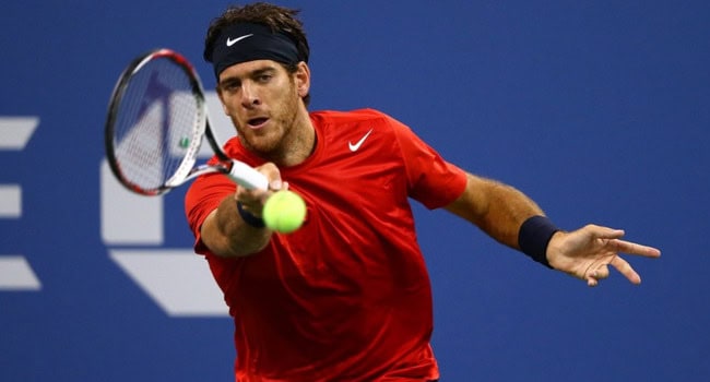 Del Potro e Mathieu, con  maratona, ai quarti