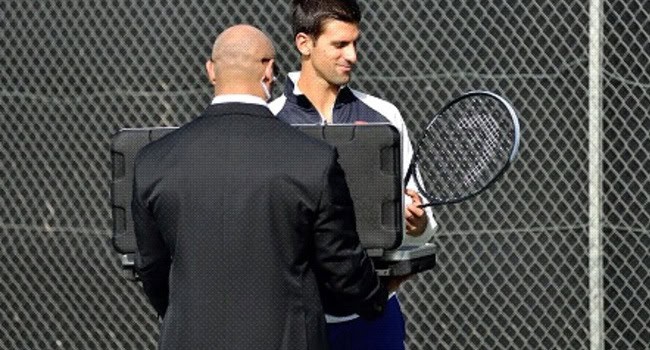Djokovic testa la nuova Head