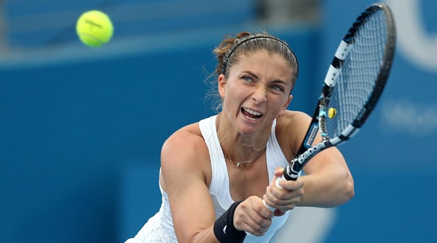 Errani, primo out