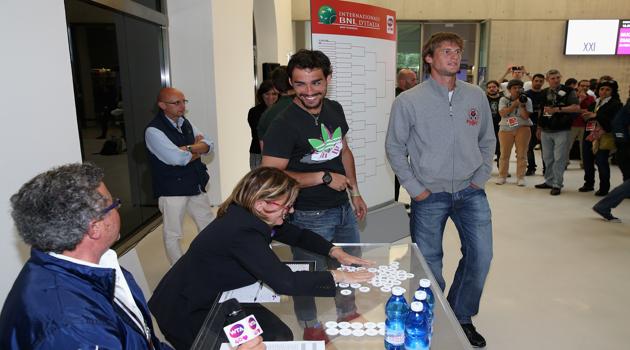 A Roma sorteggiati i tabelloni
