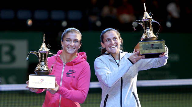Errani e Vinci, show a “Che tempo che fa”