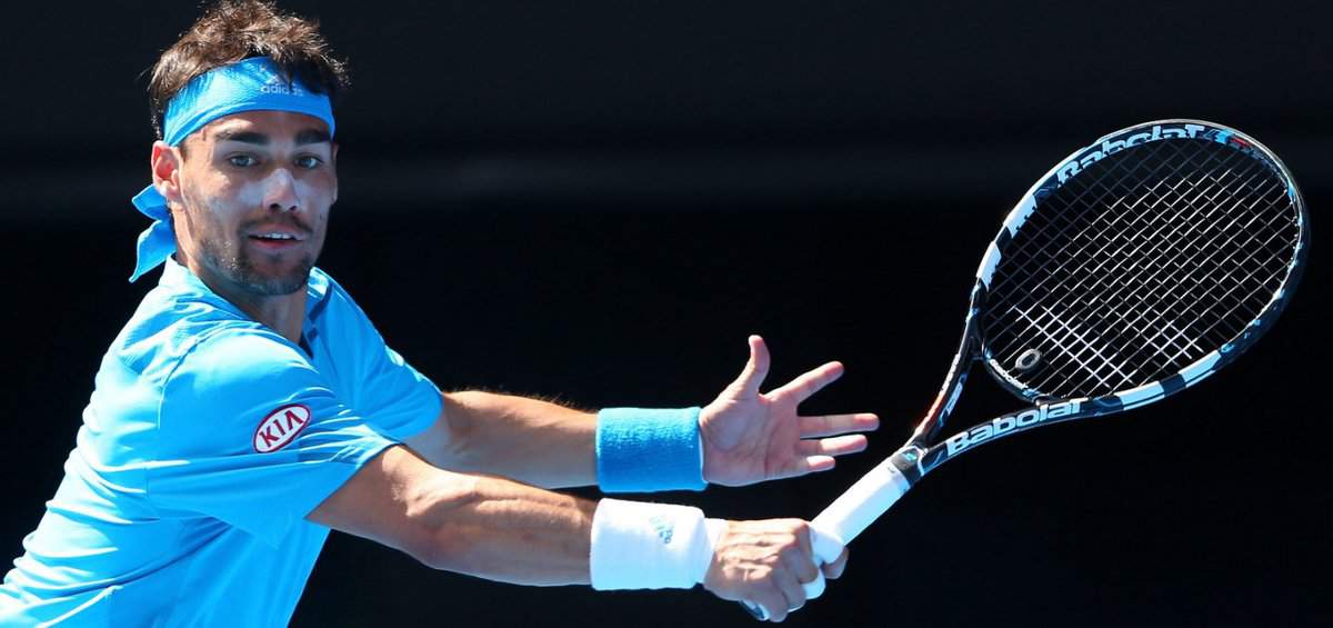 Fognini travolto da Djokovic