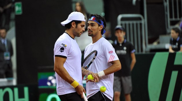 Fognini e Bolelli fanno volare l’Italia sul 2-1
