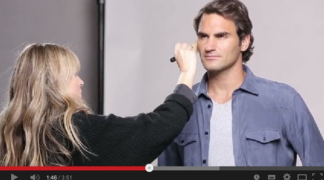 Federer… dietro le quinte