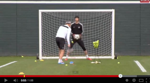 Cech para anche… le palline da tennis