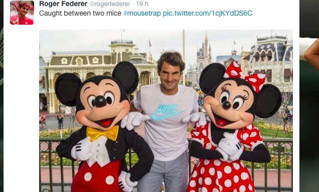 Federer, da Indian Wells a Disneyworld…