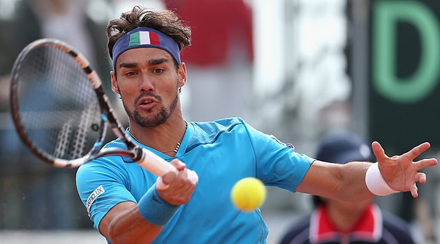 Fognini firma il vantaggio