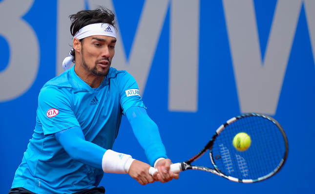 Fognini dipende da Federer