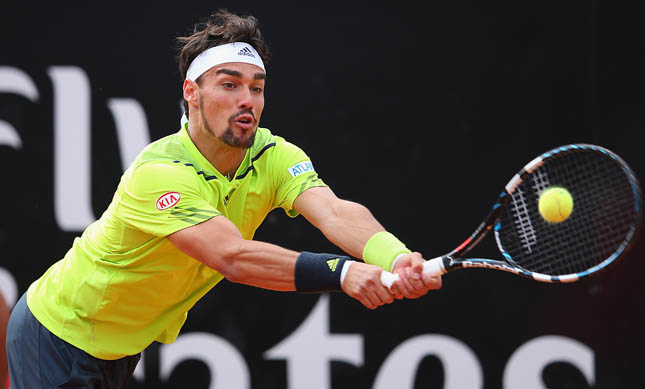 Fognini, maledizione romana