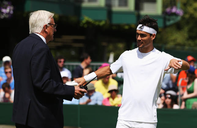 Il tuffo vincente di Fognini