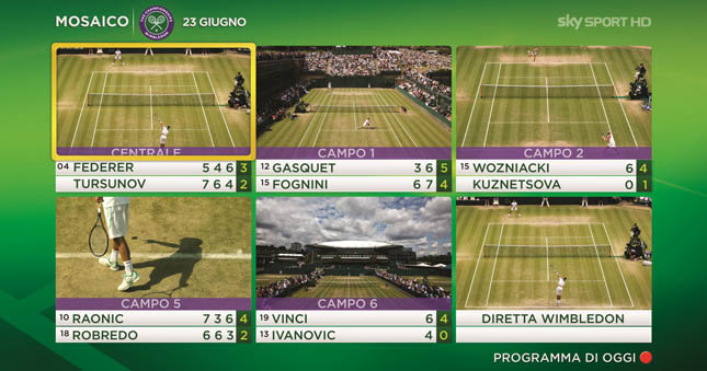 Wimbledon 2014 in TV