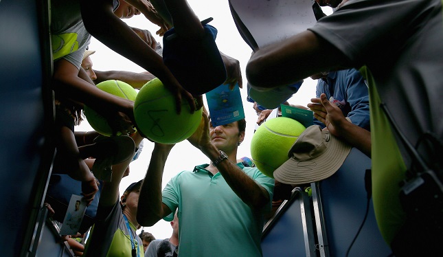Essere Roger Federer…