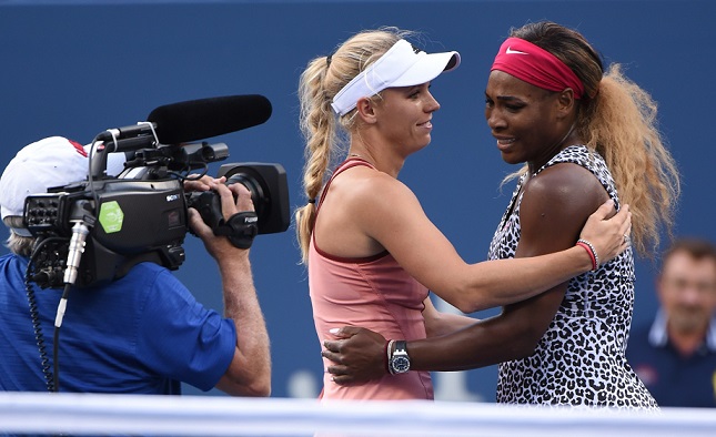Wozniacki, icona per sbaglio