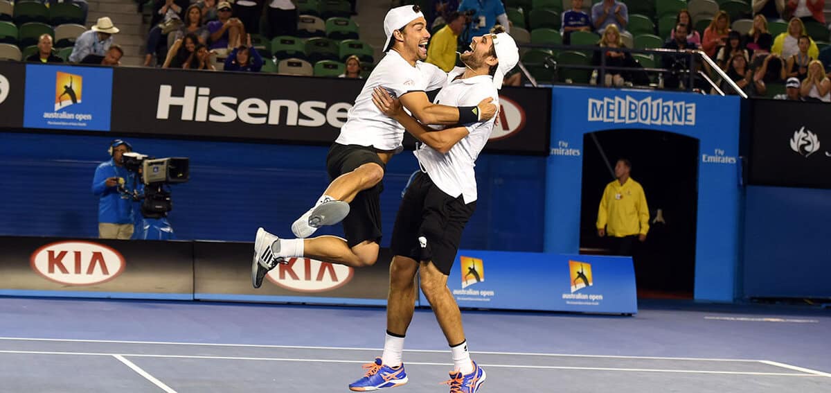 Bolelli/Fognini storico Slam