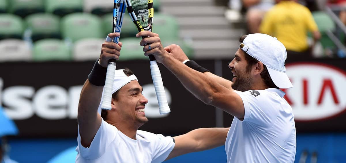 Bolelli/Fognini volano in finale