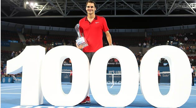 Federer da Mille e una notte a Brisbane