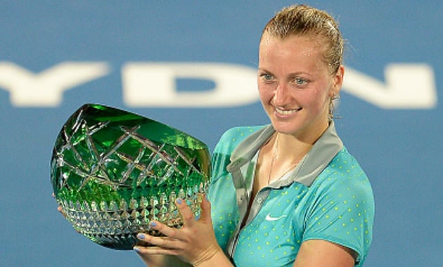 Kvitova al fotofinish nel derby ceco a Sidney