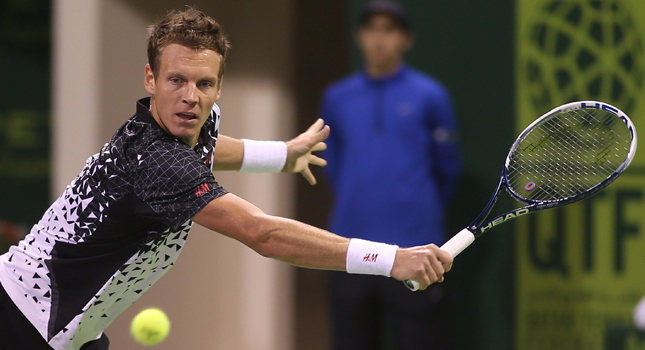 Berdych stende anche Seppi