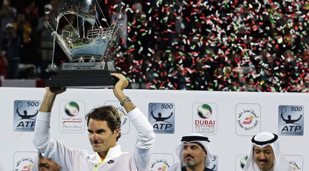 Federer ancora emiro a Dubai