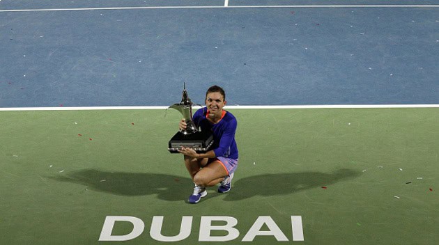 Halep, vittoria con brivido a Dubai