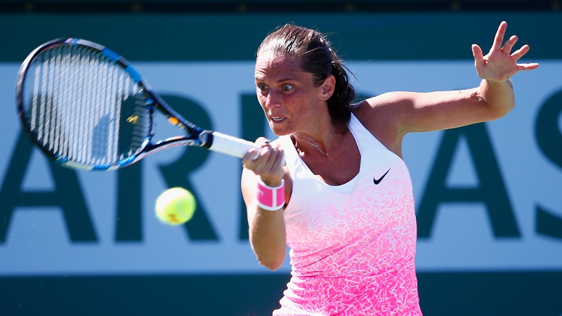 La Pennetta riparte, Fognini si inceppa