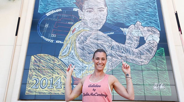 Pennetta vola, impresa Tomic