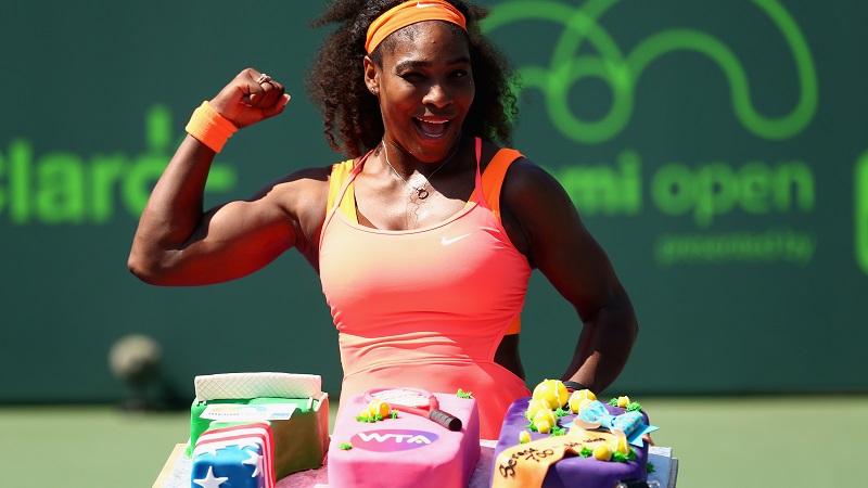 Serena Williams fa 700 sotto casa
