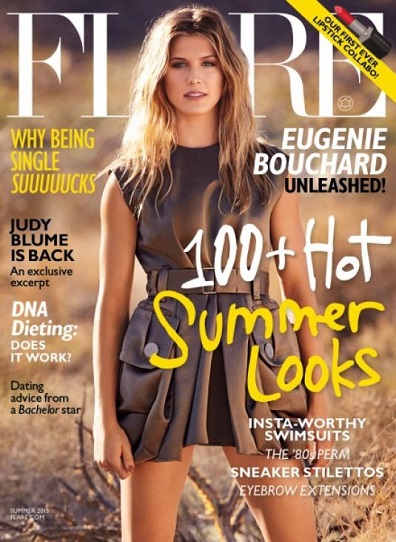 Sexy copertina per Eugenie Bouchard