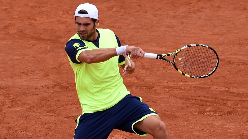 Bolelli non riesce a fare bum-bum