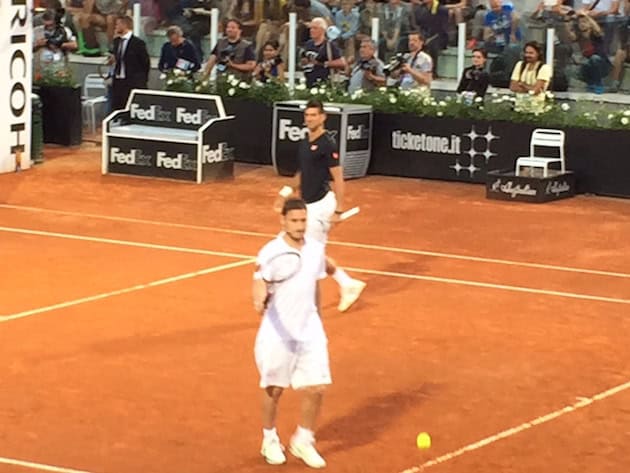 Totti e Djokovic… ragazzi che coppia!