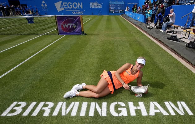 Kerber regina a Birmingham