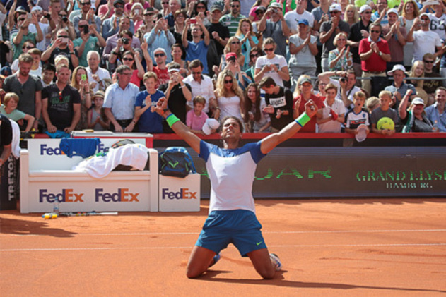 Fognini è fantastico, Nadal di più