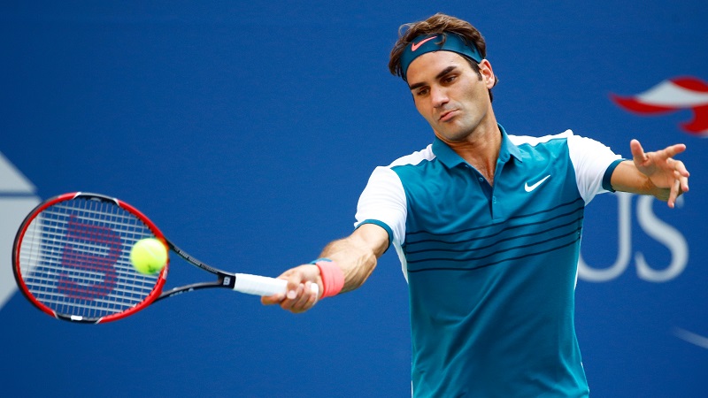 Federer abbraccia la sua SABR…